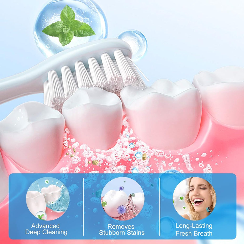 Teeth Whitening Powder, Advanced Whitens Teeth,Removes Stains, No Sensitivity, Toothpaste Power, Breath Freshener,Protects Enamel and Promotes Overall Oral Health, for Coffee, Tea and Tobacco Stains