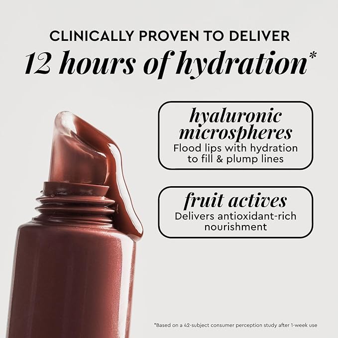 Glow Recipe Glass Balm Lip Treatment - 12Hr Hydrating Lip Balm & Moisturizer with Hyaluronic Acid to Smooth, Plump & Protect from Dryness, High Shine Finish - Coconut Bingsoo (15 ml)