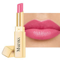MAKI YIKA Moisture Pink Lipstick for Women Hydrate Lip Balm for Dry Cracked Lips Weightless Glossy Lip Color Juicy Finish,MA062 Pastel Pink