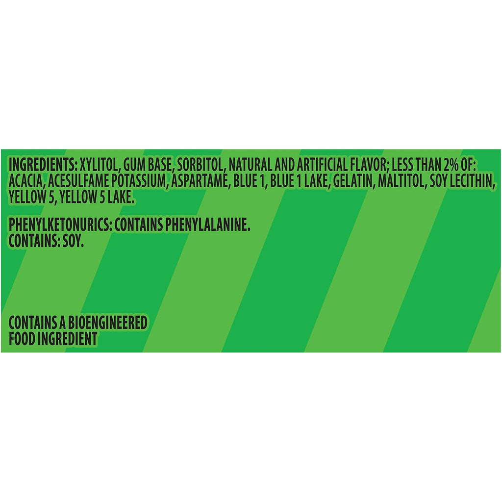 Trident Vibes Spearmint Rush Sugar-Free Chewing Gum, 4 Bottles of 40 Pieces (160 Total Pieces)