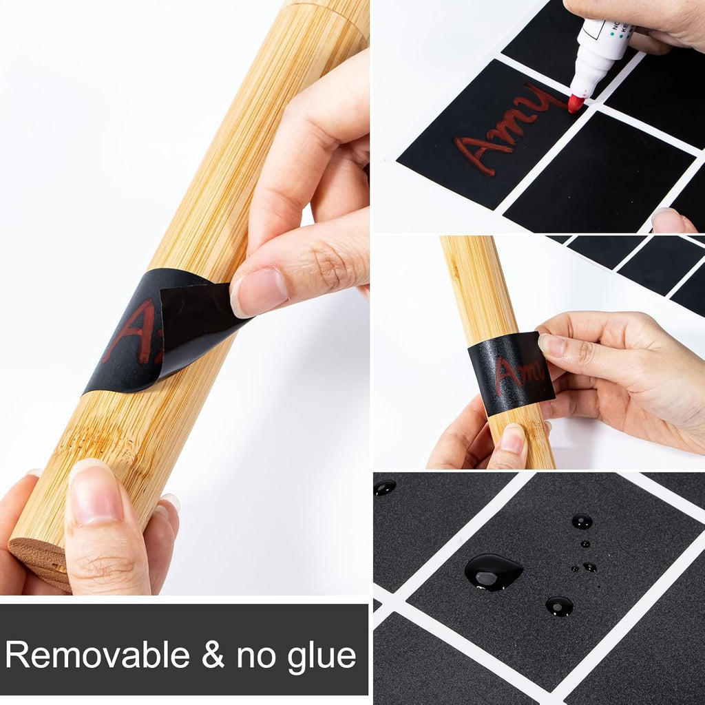 Yeeco 4 Pcs Portable Bamboo Toothbrush Case, Wooden Toothbrush Covers Storage Container Reusable Toothbrush Travel Holder Sustainable for Trip Camping Home Travelling