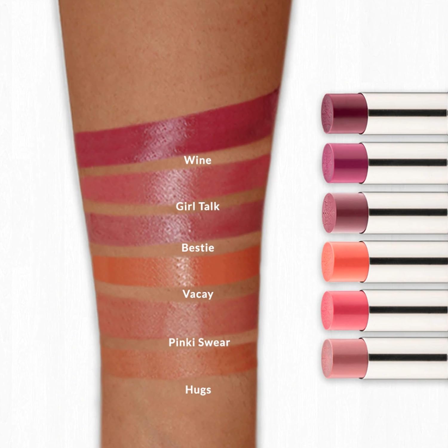 VASANTI Best Balm Forever (BBF) Tinted Lip Balm – (Wine - Deep Plum) – Ultra-Hydrating Lip Care with Nourishing Natural Oils & Butters for Soft, Smooth, Long-Lasting Comfort