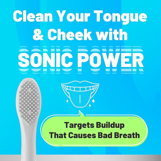 Japanese Brand Whitening Replacement Toothbrush Heads, Compatible with Philips Sonicare Click-on Handles, 8 Pack, Medium, with Tongue Cleaner (CA668, White)