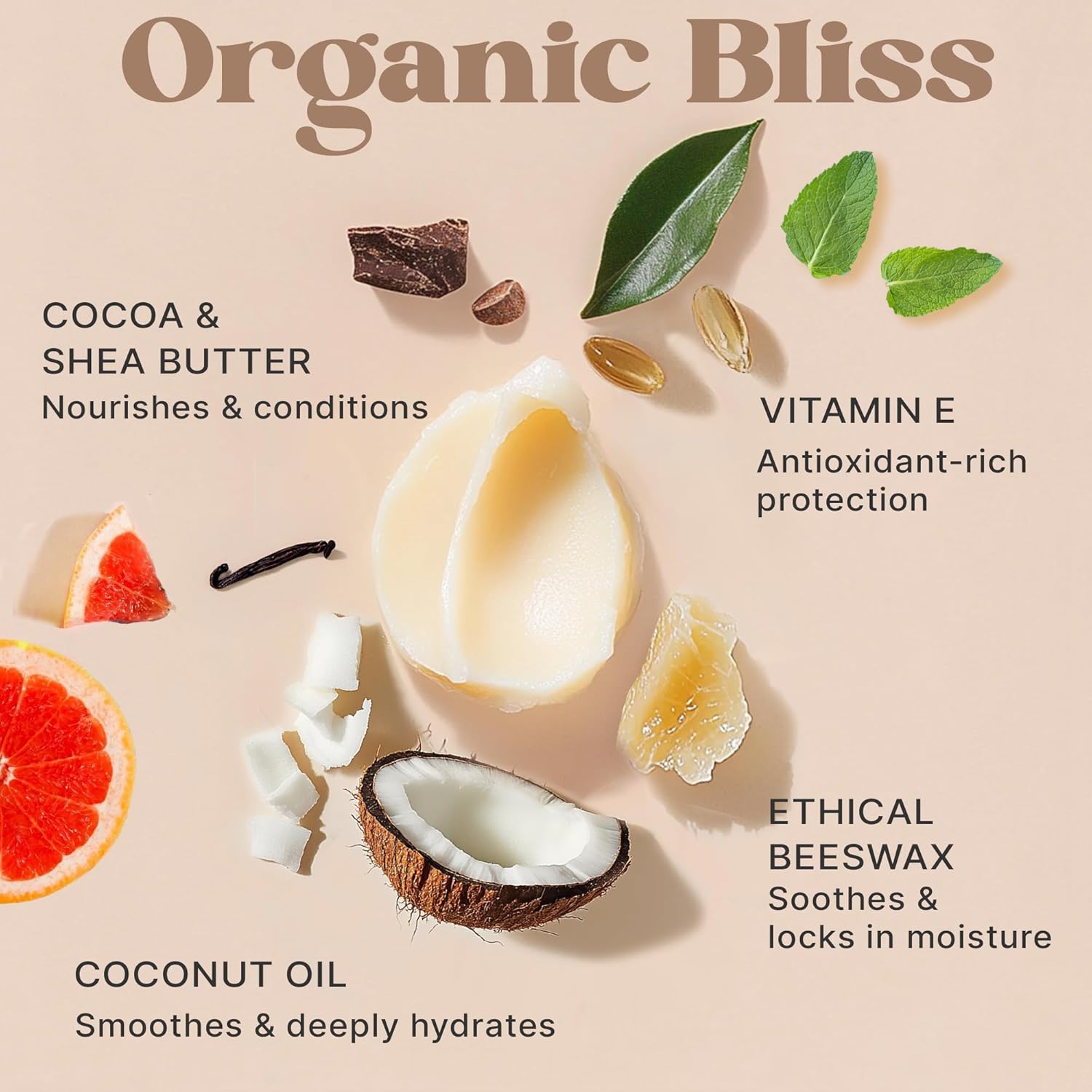 USDA Organic Lip Balm - USA Made with Natural Ingredients, Stocking Stuffers for Teens, 12 Pack Multi Flavor Lips Moisturizer, Beauty & Birthday Gifts, Moisturizer Chapstick Bulk Care for Dry Lips