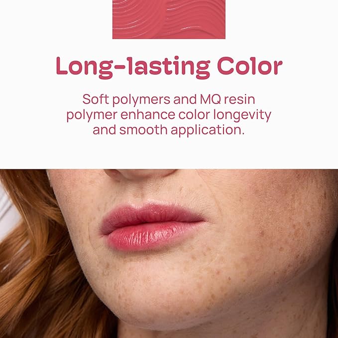 MIXIK Juicy Lip Tint, Hydrating Water-Based Lip Stain and Tint that feels light and fresh for Dewy and Radiant lips, Formulated with Blue Agave Extract for long lasting Moisturizing (Pink Guava)