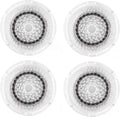 Clarisonic Sensitive Facial Cleansing Brush Head Replacement for Mia 1, Mia 2, Mia Fit, Alpha Fit, Smart Profile Uplift, 4 Count