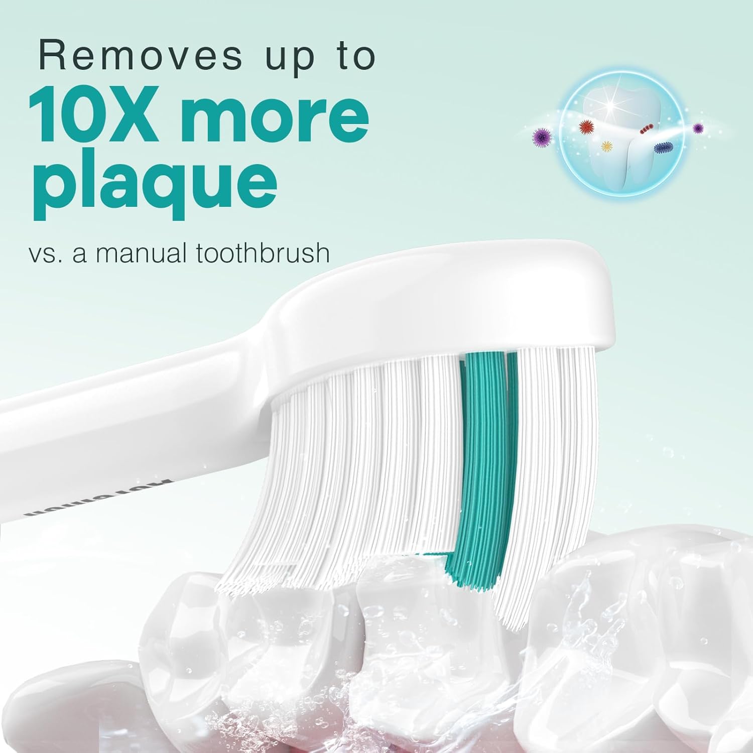 Aoremon Toothbrush Replacement Heads Compatible with Philips Sonicare E-Series Essence Xtreme Elite Advance CleanCare Screw-on Electric Toothbrush Handle Head Come with Hygienic Caps, 3 Count, White