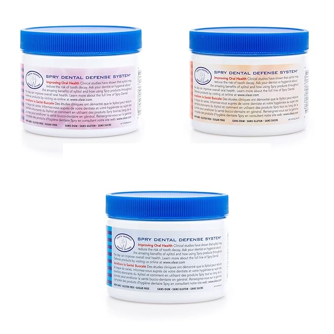 Spry Xylitol Variety Mints Sugar Free Candy - Promote Oral Health, Increase Saliva Production, Stop Bad Breath, Non-GMO, Gluten-Free, 240 Count (Pack of 3)