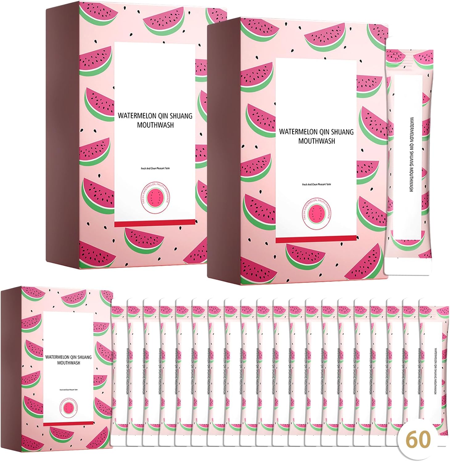 60PCS Travel Size Mouthwash,Portable Mini Mouthwash,Long-Lasting Freshness Travel Mouth Wash for Oral Care A27