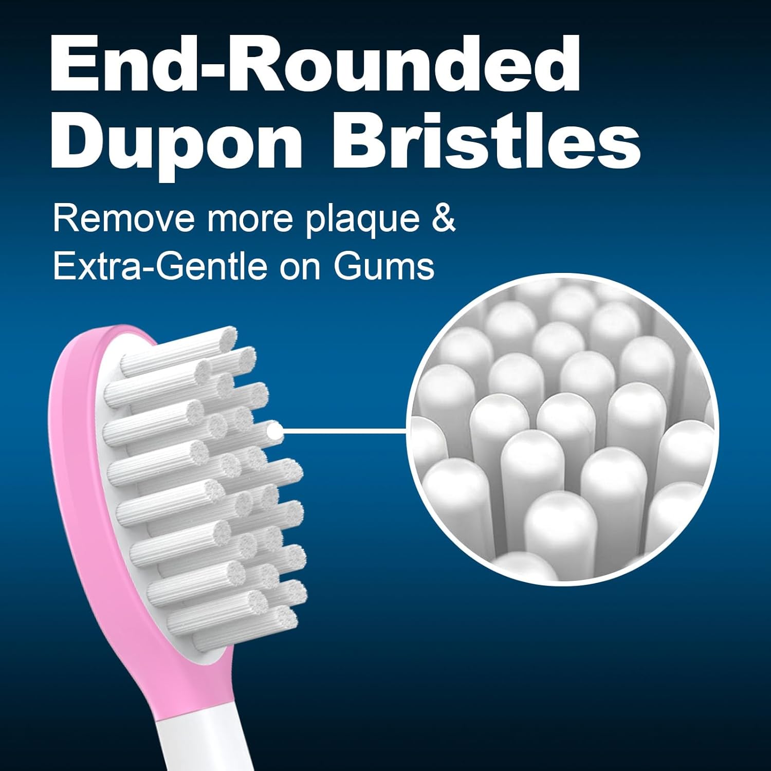 Kids Replacement Toothbrush Heads 10 Pack for Philips Sonicare Electric Toothbrush Soft Brush Head for Child 7+ for Boy Girl,Pink