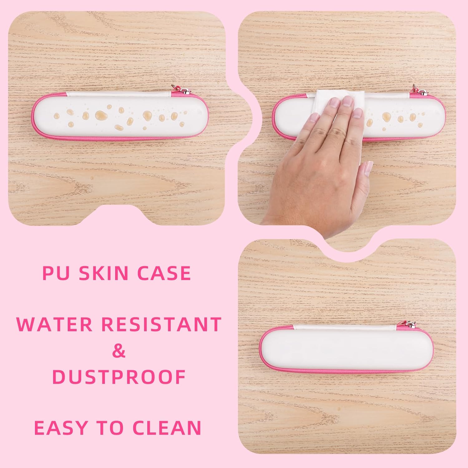 Stukcae Toothbrush Travel Case for Oral-B Pro 1000, 2000, 3000, 3500 Sonicare 4100, Hard Shell Portable Carrying Electric Toothbrush Protection Case