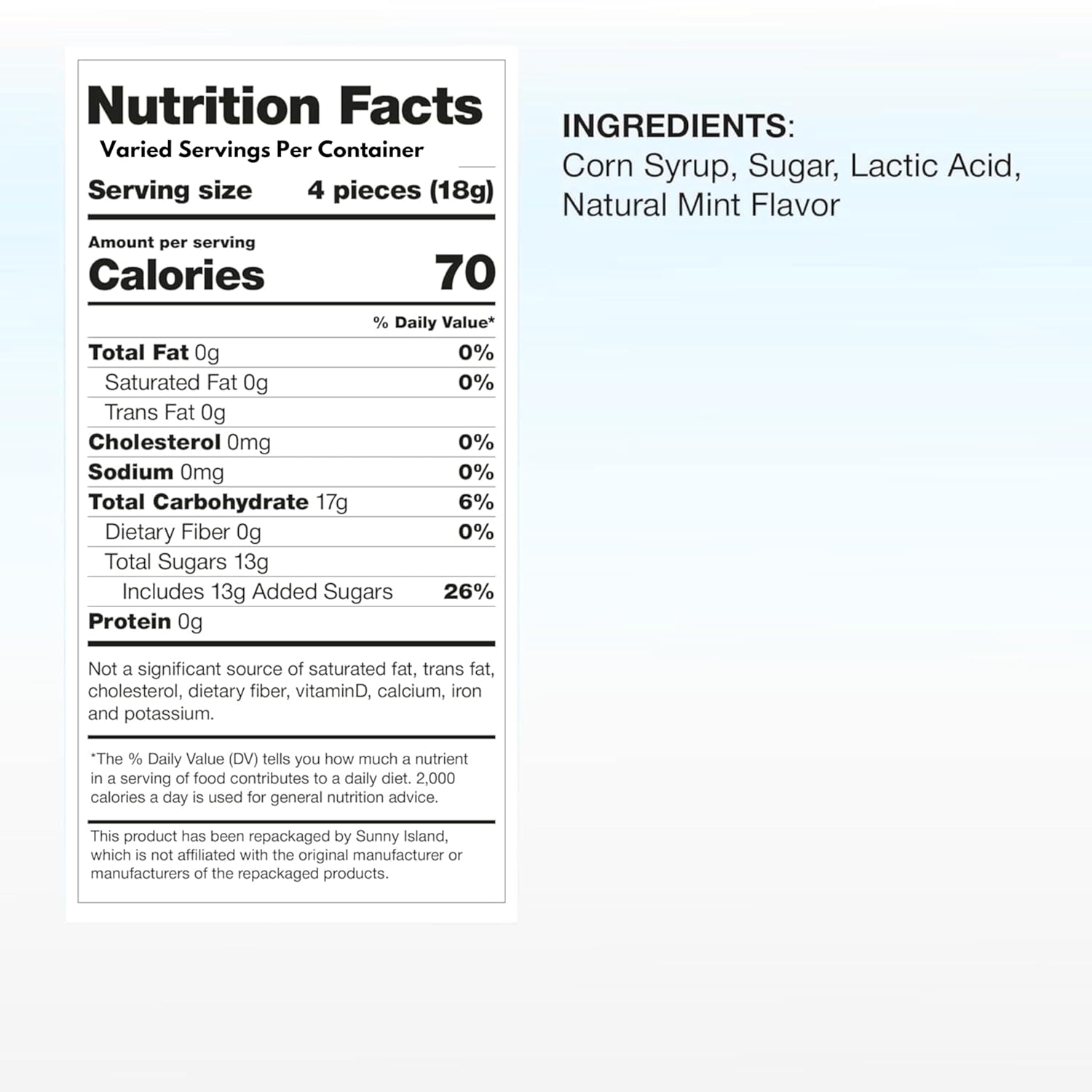 Crystal Clear Mints - 1 lbs - Clear Refreshing and Elegant After Dinner Mint Hard Candies - American Vintage Candy Snack Assortment - Individually Wrapped, 16 oz.