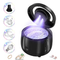 Ultrasonic Retainer Cleaner, 43kHz Ultrasonic Denture Cleaner Jewelry Cleaning Machine Eyeglass Cleaner for Watches Dentures Ring Razor Makeup Brush