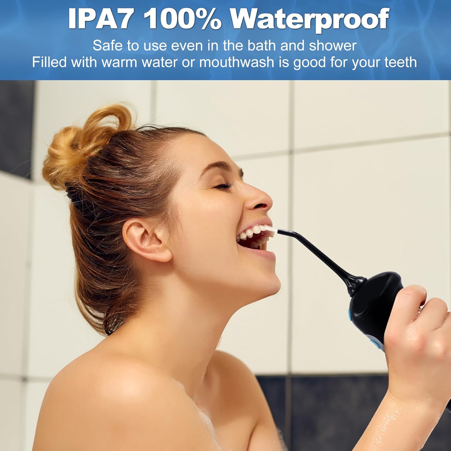 Travel Water Flosser Cordless for Teeth: Adults Dental Oral Irrigator for Braces Portable Flossers Cleaning Picks