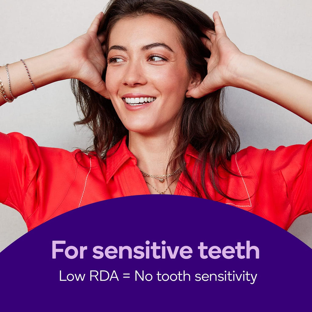 BURST Whitening Toothpaste with Cavity Fighting and Stain Removal Fluoride (4.7oz/2 Pack) | for Sensitive Teeth | with Xylitol | Vegan, Gluten & SLS Free | Wild Mint