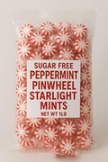 Sugar-Free Peppermint Pinwheel Starlight Mints | 1 Pound Bag | Individually Wrapped Hard Candy 635909