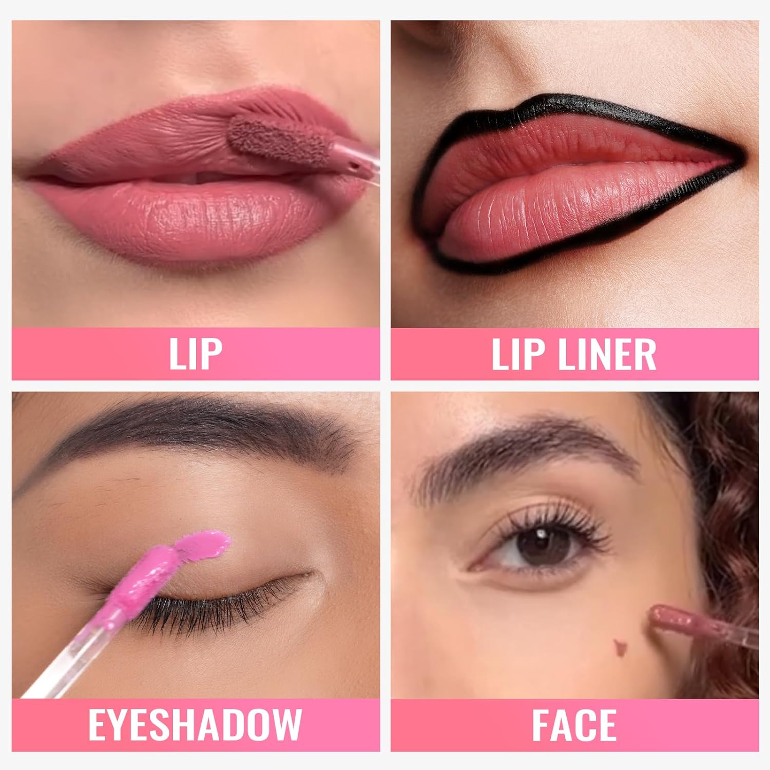 Oulac Red Matte Liquid Lipstick for Women, Long Lasting Lipstick Waterproof Lip Stain, No Transfer, Creamy High Pigmented Formula with Rose Oil, Vegan & Cruelty-Free MS05