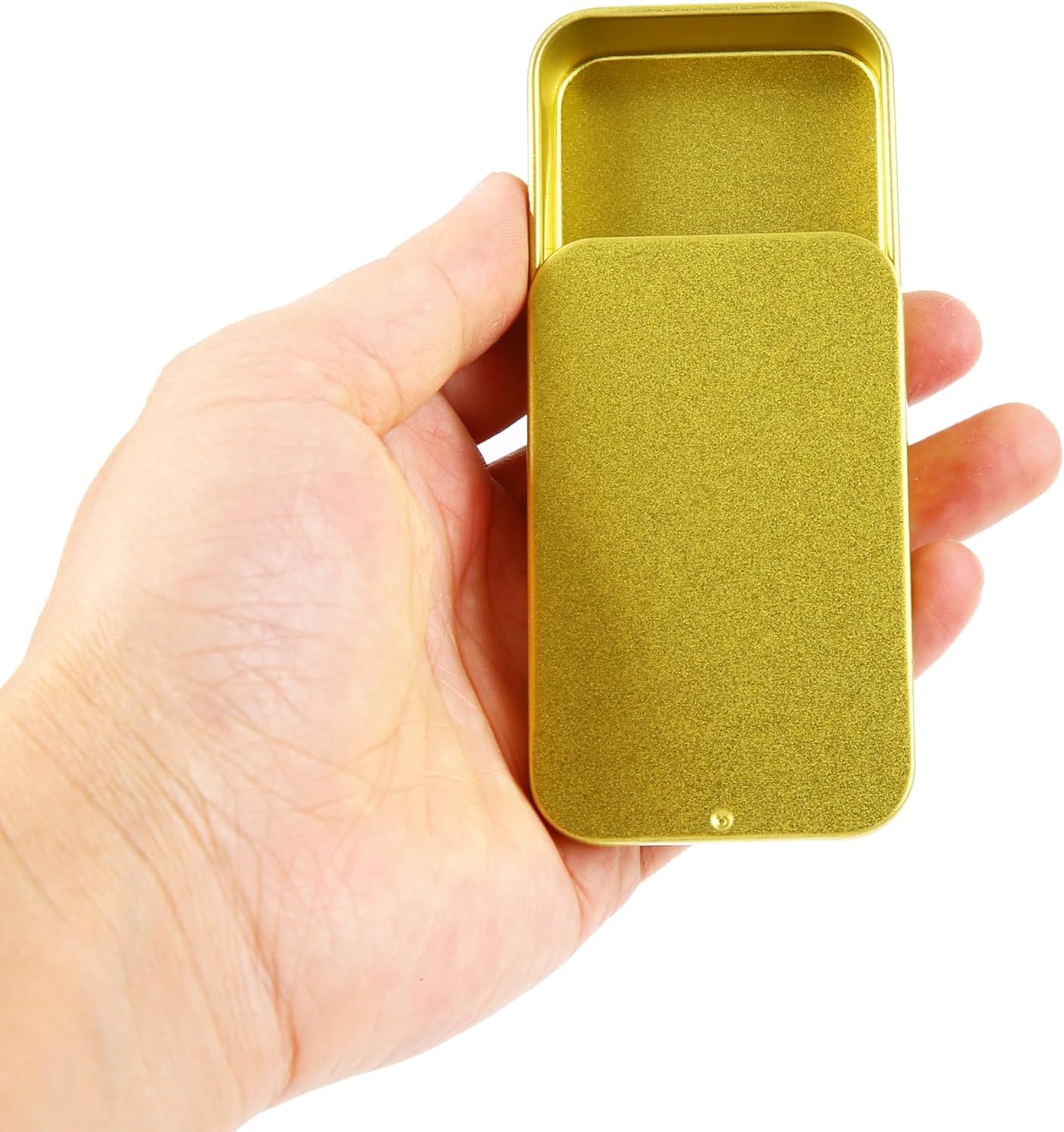 2Pack Dental Floss Portable Case,Dental Floss Dispenser,Convenient Refillable Glide Travel Adult Floss Box for Travel, Dates,Dinners and Hotels(Golden)