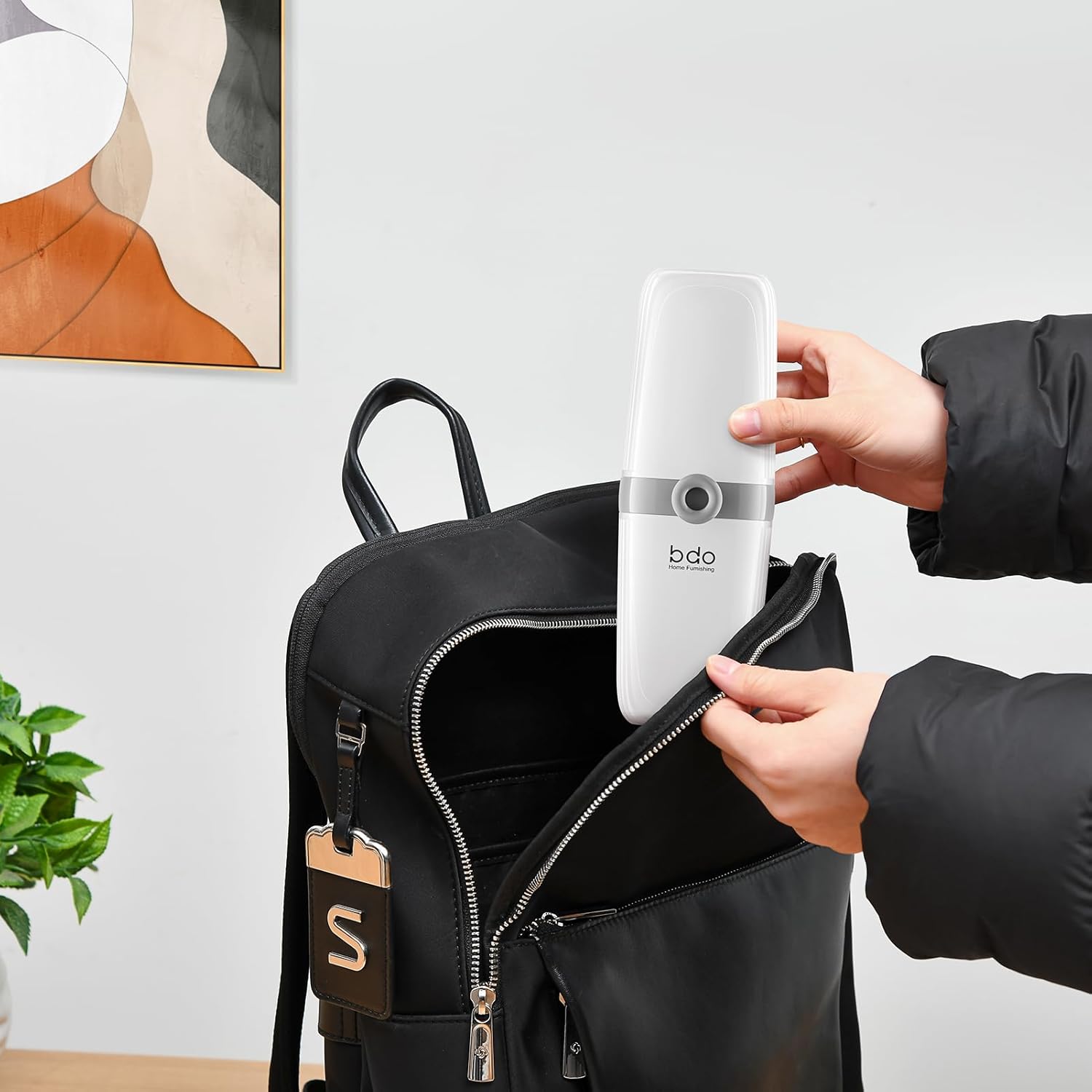 VITVITI Toothbrush Travel Case, Portable Leakproof Travel Soap Container Dish Tray, Portable 7.88 inch Toothpaste Toothbrush Holder with Cover for Trip/Bathroom/Camping, White A