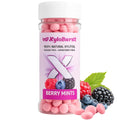 XyloBurst Mints Sugar Free Mint candies with Xylitol, Aspartame Free, Gluten Free, Vegan & Keto Friendly 200 Count Jar (1 Bottle Pack, Berry)