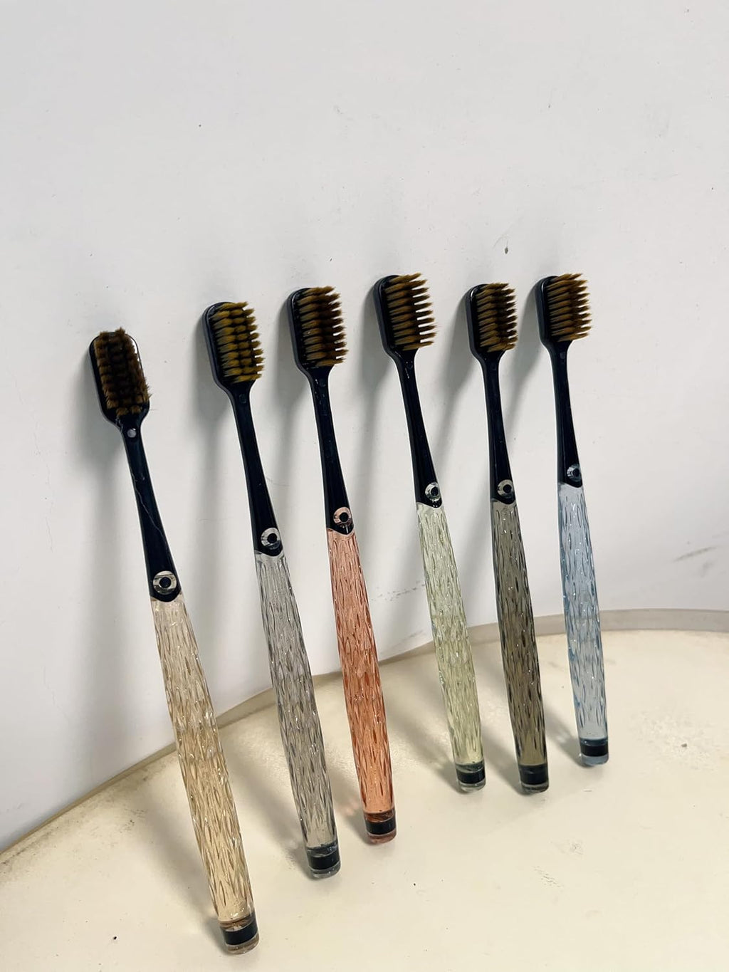 Ultra Clean Toothbrush, Bulk Toothbrush Set, Soft Bristle Toothbrush for Adults with Ergonomic Handle and Rounded Cleaning Bristle to Help Remove Surface Stains, Pack of 6