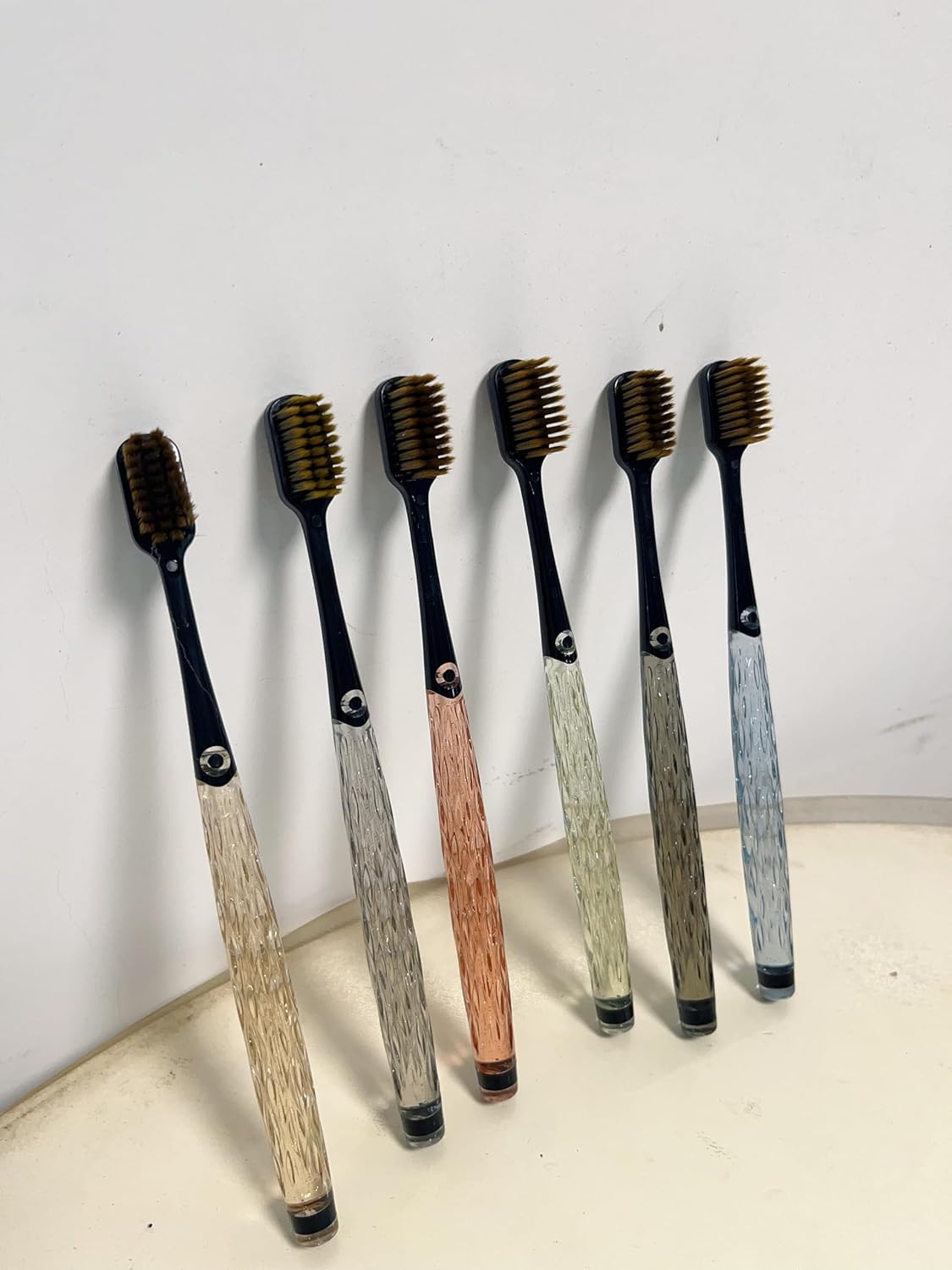 Ultra Clean Toothbrush, Bulk Toothbrush Set, Soft Bristle Toothbrush for Adults with Ergonomic Handle and Rounded Cleaning Bristle to Help Remove Surface Stains, Pack of 6