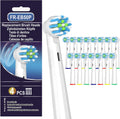 16 Pcs Replacement Toothbrush Heads Compatible with Braun Oral B Pro 1000/7000/9600/5000/8000, Precision Senesitive Brush Heads Refills for Genius X and Smart 1500 Electric Toothbrush (White)