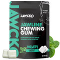 JAWCKO Ultra-tough Jawline Chewing Gum | Get a Stronger, Squarer Jawline | Mighty Mint Jaw Training Hard Gum | Chisel, Sculpt, Tone your Jaw | 15X Hardness | Facial Fitness Mewing Gum | 40 Pieces/Pack