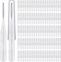 120 Pieces Braces Dental Brush Flosser for Cleaner Interdental Brushes Between Teeth with Soft Bristles 360° Bendable Toothpick Dental Tooth Flossing Oral Dental Hygiene