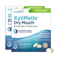 Oracoat XyliMelts for Dry Mouth Night Time or Day - Moisturizing Dry Mouth Adhering Discs, Sugar Free with Xylitol, 80 Count (2 X 40 Twin Pack), Mild Mint Flavor, 8-Hour Relief