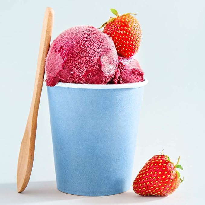 Turbo Bee 600 Pack 3 oz Disposable Paper Cups,Hot/Cold Beverage Drinking Cup,Small Blue Paper Cups for Bathroom and Mouthwash