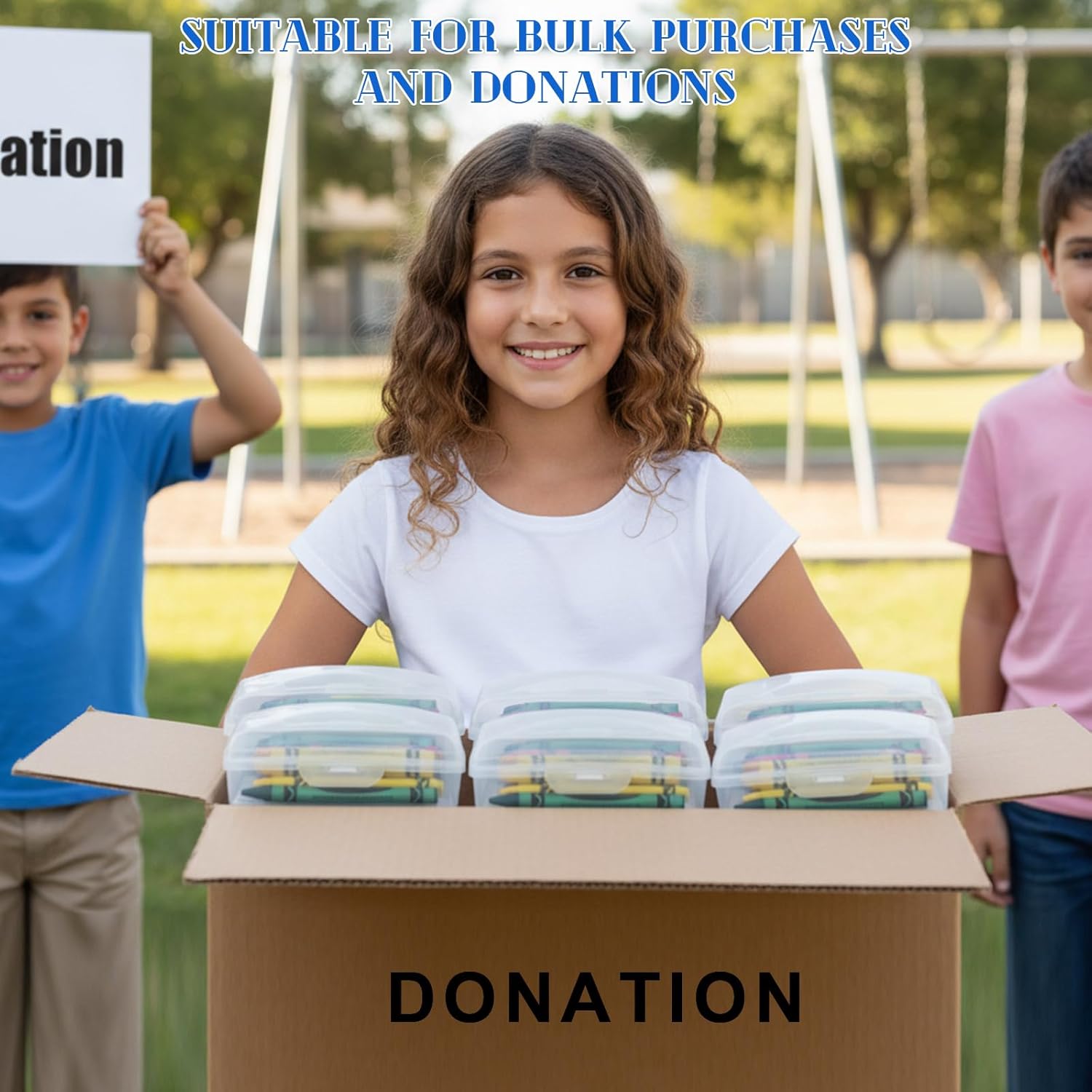 24 Pcs Travel Soap Container Portable Plastic Soap Boxes Bulk with Lid Homeless Donations Bulk Gym Shower Tour Groups Hotel Outdoor Camping (Clear)