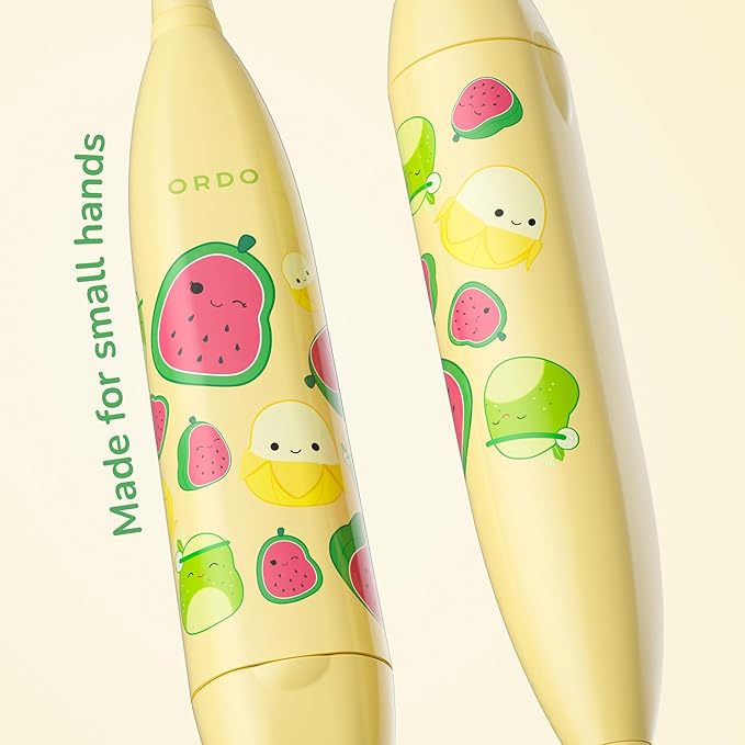 ORDO Squishmallows Toothbrush, Sonic Battery Toothbrushes for Kids, Soft Bristles, Extra Brush Head Inc, Gift for Kids Aged 4 Years and Up, Battery Included, Wanda