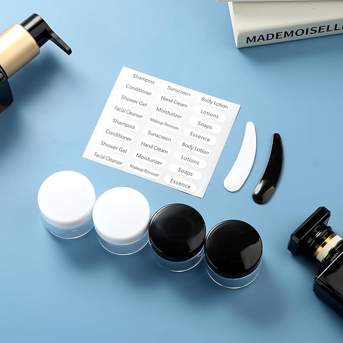 16 Pack Travel Bottles for Toiletries, Oversize 6oz Silicone Travel Containers, Leak Proof Refillable Liquid Shampoo And Conditioner Travel Essentials