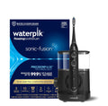 Waterpik Sonic-Fusion 2.0 Professional Flossing Electric Toothbrush with Water Flosser Combo In One, Black SF-04, Packaging May Vary