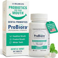 ProBiora Professional Strength Oral Probiotics for Teeth and Gums | Dental Probiotic for Oral Health | Bad Breath Treatment for Adults | Tooth Whitening | ProBiora3 Probiotic Blend | 90 Mint Tablets