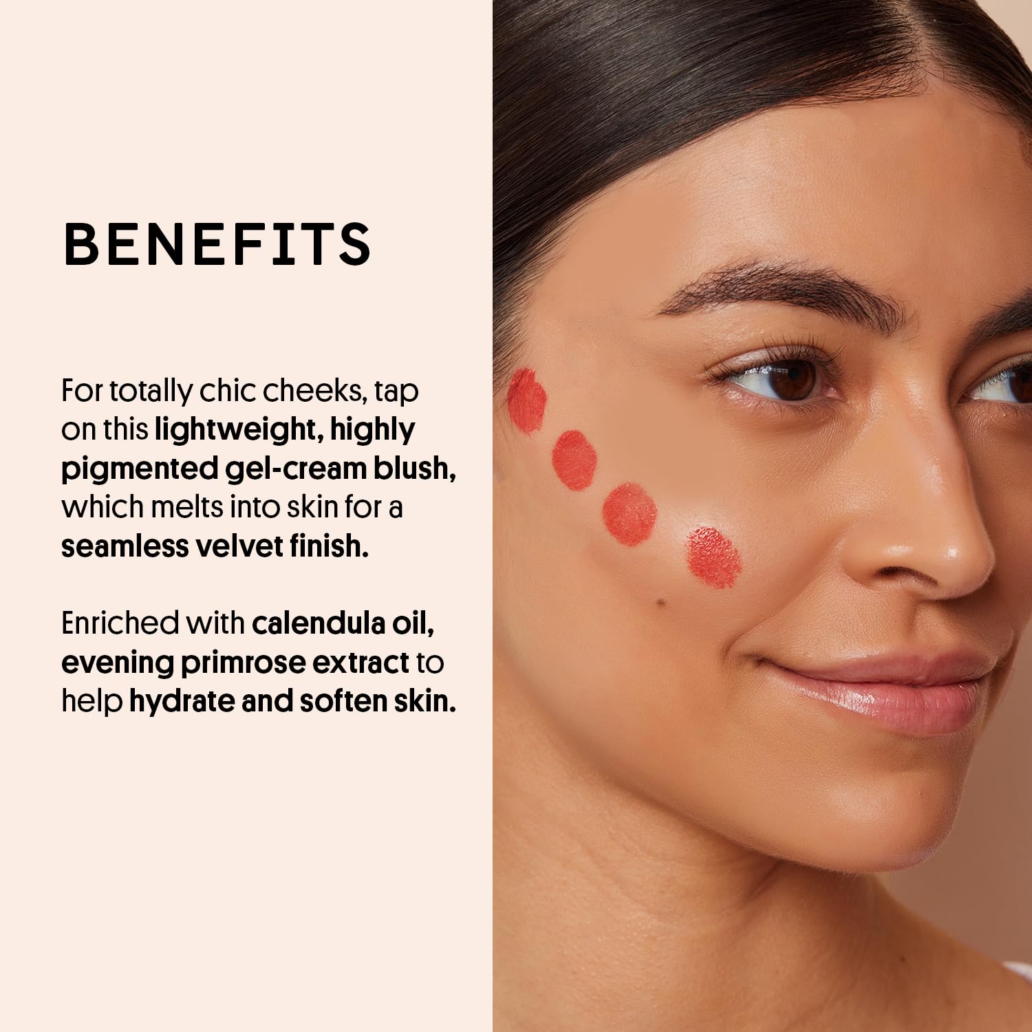 Winky Lux Cheeky Rose Liquid Blush - Gel Cream Makeup with Buildable Color and Lightweight Velvet Finish, Long-Lasting Deep Coral Shade, Darling