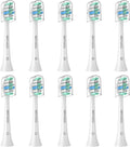 MRYUESG Replacement Toothbrush Heads for Philips Sonicare Replacement Heads, 10 Pack, Electric Tooth-Brush Head Compatible with Phillips, White-Blue