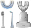 360° U-Shaped Toothbrush for Adults, Suitable for People with Limited Mobility Original Newupgrade Automatic Electric Toothbrushes, Multiple Brush Heads Options,IPX7 Waterproof