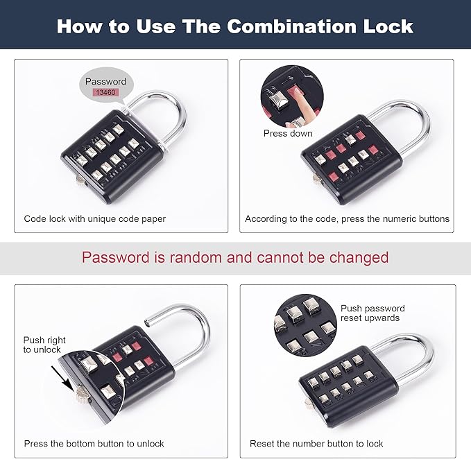 2 Pack Door Knob Lockout Device with Padlock,Temporary Door Handle Lock Cover for Dementia Patients/Child Proof, Outdoor Water Faucet Lock Cover - Black