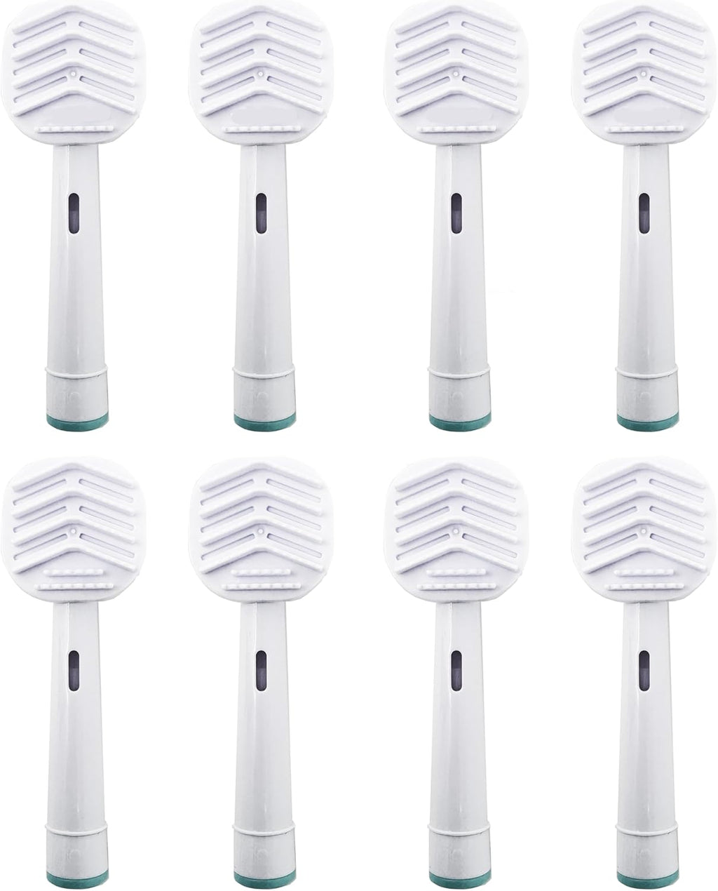 Tongue Brush Heads for Oral B Braun, 7000/Pro 1000/9600/500/3000/8000 and Smart Electric Toothbrush Brush Head Cleaner Scraper Replacement, 8-Pack