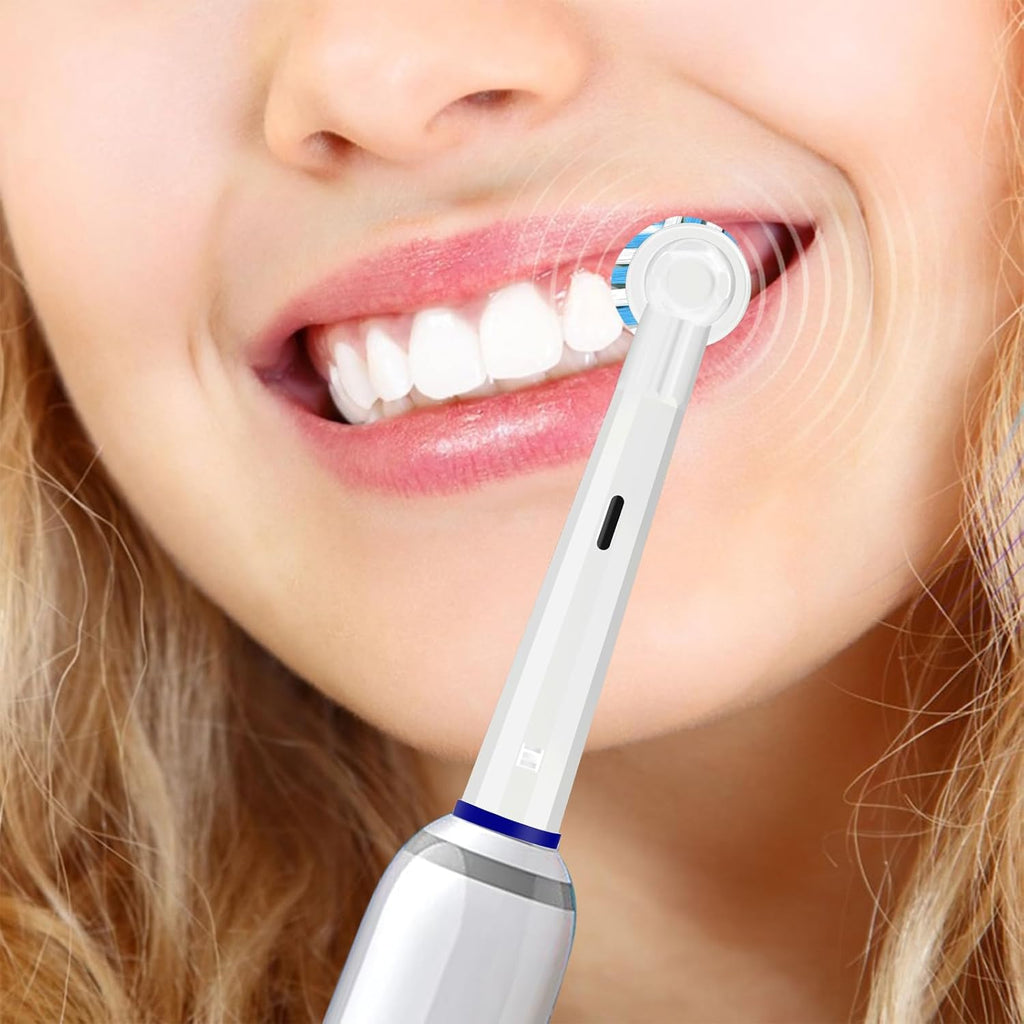 Replacement Toothbrush Heads Compatible with Oral B Pro 1000 Electric Toothbrush,Professional Clean,Gentle on Gums, Brush Head Refills for Genius/Smart/Vitality Series,8 Count