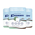 Movemints Clear Aligner Mints - Patented, Edible Alternative to Chewies - Freshen Breath and Improve Dry Mouth with Xylitol - Mint Chocolate (3 Pack)