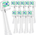 10 Pcs IO Replacement Heads Compatible with Oral B IO 2/3/4/5/6/7/8/9/10 Series Electric Toothbrush, Brush Heads Compatible with Oral B IO for Teeth Cleaning and Gum Protection (White)