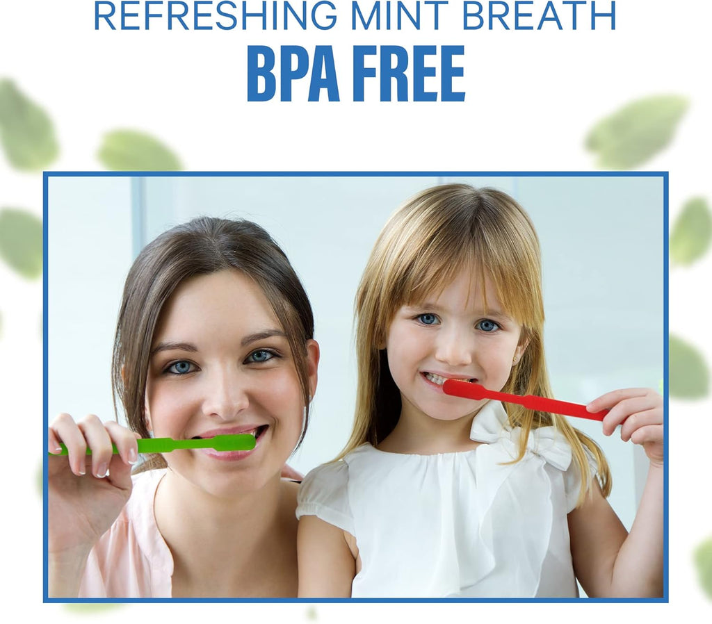 100 Pack Prepasted Disposable Toothbrushes | Pre-Pasted Soft Bristle Tooth Brush Set for Dental Care & Oral Hygiene | Individually Wrapped Pasteb Made in USA (100 Pack)