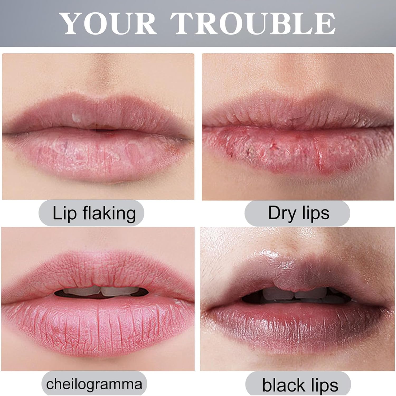 Turmeric Lemon Lip Scrub and Turmeric Lip Balm for Dark Lips to Lighten with Brush Set, 3PCS Lips Scrubber Exfoliator & Blam, Natural Exfoliator & Moisturizer for Dry, Chapped, Reduce Fine Lines