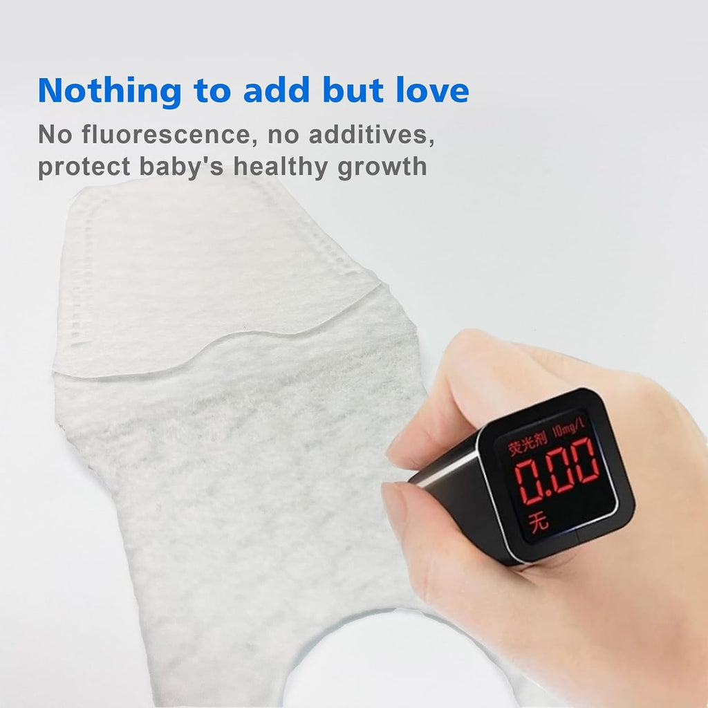 102PCS Baby Tongue Cleaner, Disposable Newborn Finger Toothbrush, Soft Gauze Baby Mouth Cleaner for Infant Gum Teeth Cleaning, Wet&Dry Mouth Cleaner for 0-36 Months Babies