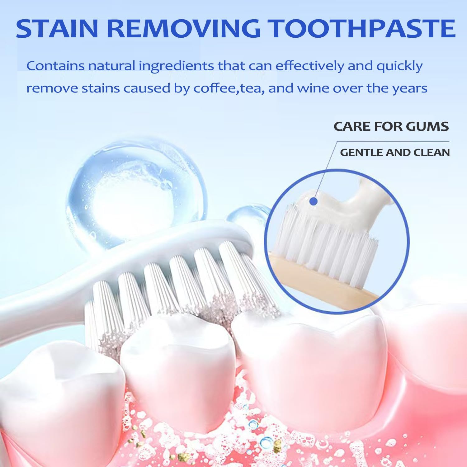 SP-6 Probiotics Whitening Toothpaste, 1 PC 6 Probiotics Enhanced Formula Brightening Toothpastes for Teeth Whitening and Gum Health, Fluoride-Free, Fresh Breath with Mint Flavor (1 PC)