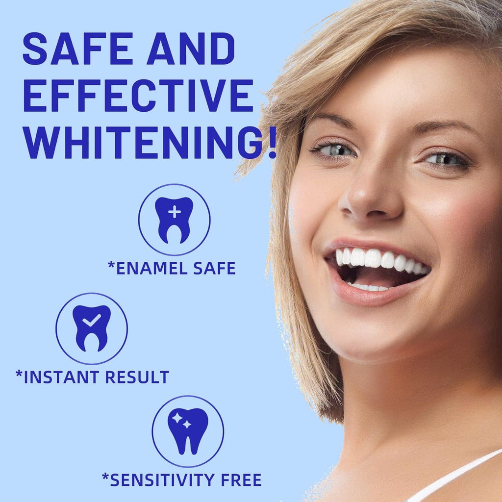 Teeth Whitening Strips – Professional Dentist Approved, Gum-Safe Formula, 28 Non-Slip Strips Kit, 14 Treatment, Pain-Free Express Whitening in 30 Min, Easy to Use for Bright Smile