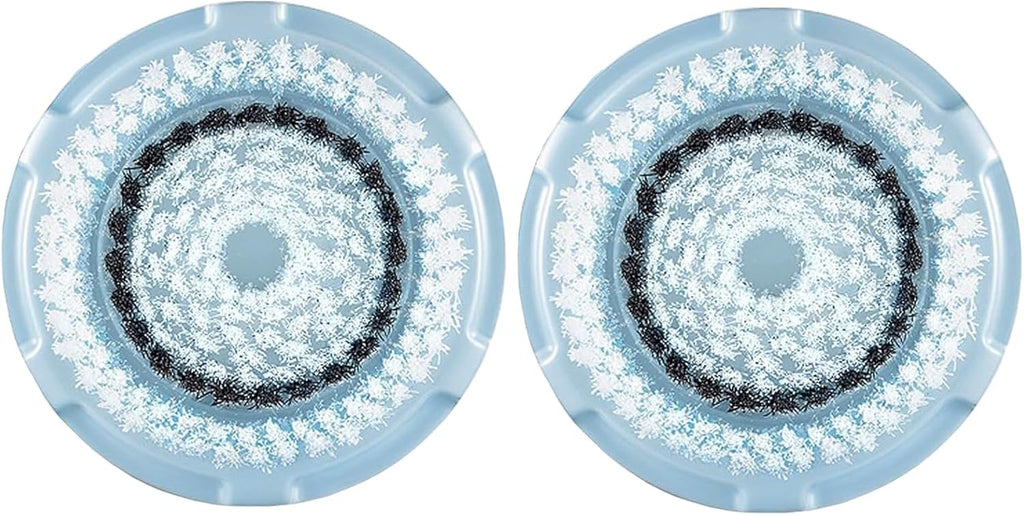 Brush Head Replacements Compatible with Clarisonic Mia 1, Mia 2, Mia Fit, Alpha Fit, Smart Profile Uplift and Alpha Fit Face Cleaning Brush Heads (Delicate-2Pack)
